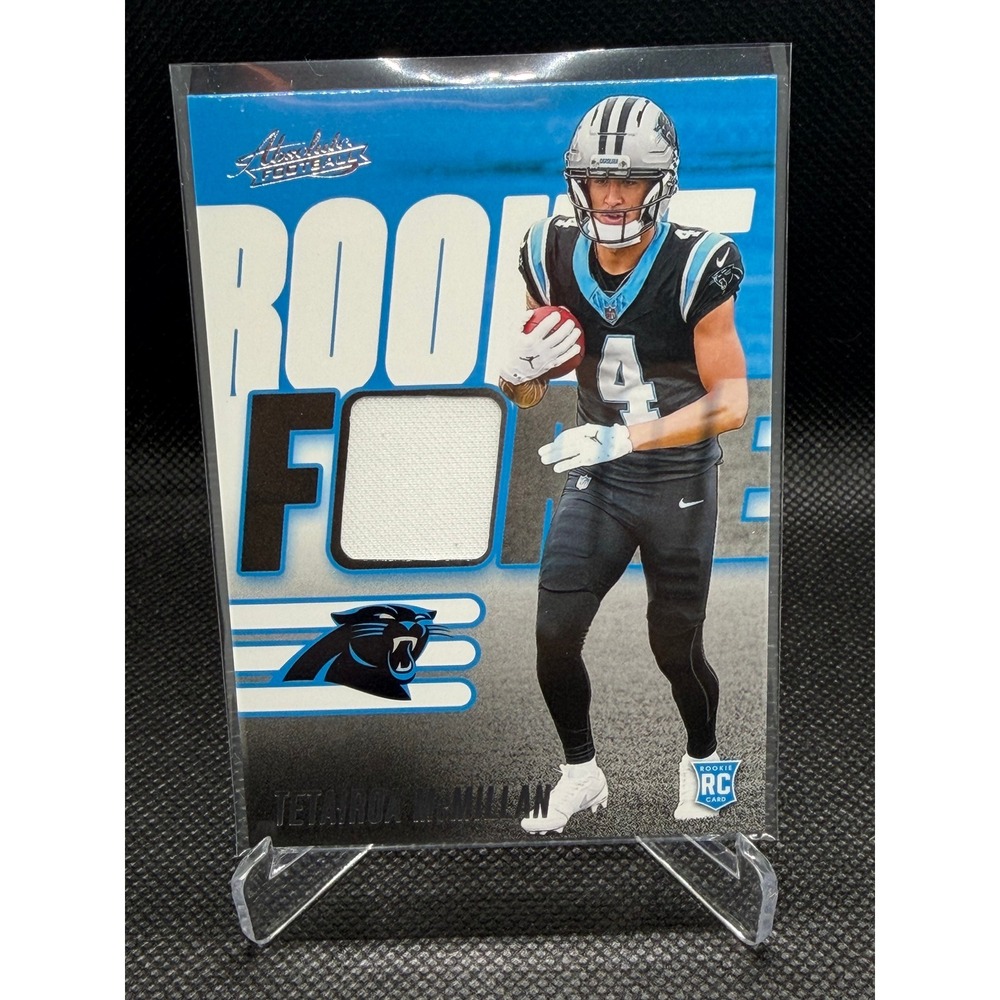 2025 Panini Absolute Tetairoa McMillan Rookie Force Jersey Relic RC RF-TMN
